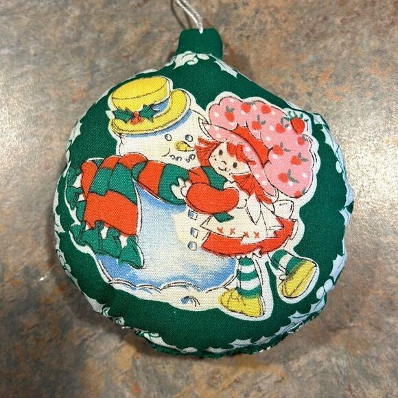 Vintage Strawberry Shortcake Christmas Ornament Set of 2 - Picture 3 of 5